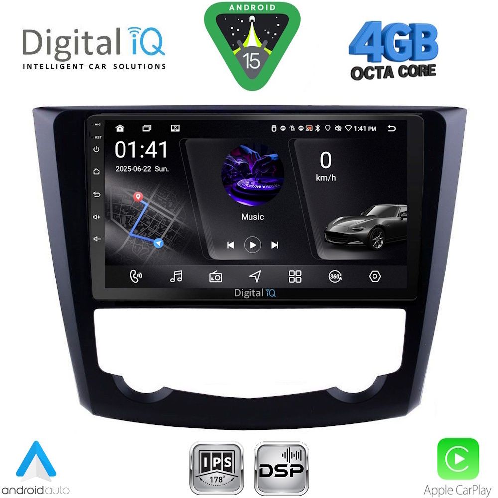 DIGITAL IQ RSG 6549_CPA (9inc) MULTIMEDIA TABLET for RENAULT KADJAR mod. 2015-2022