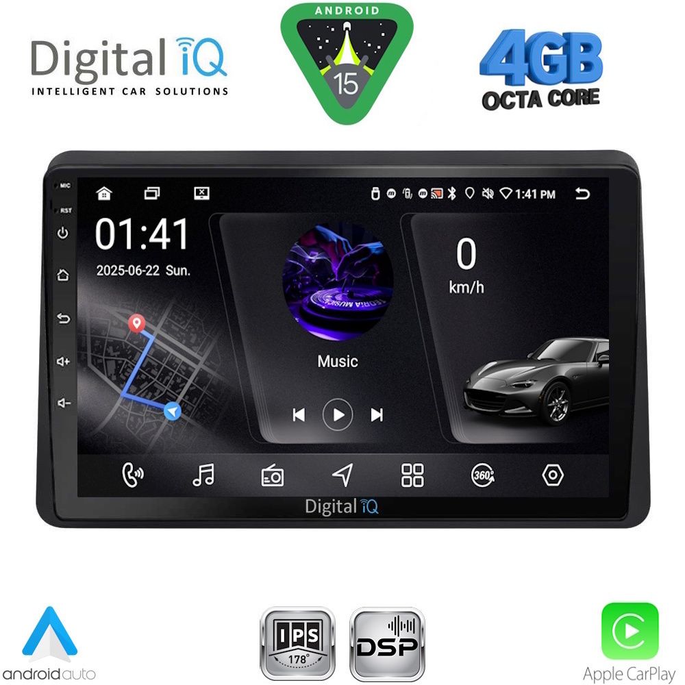 DIGITAL IQ RSG 6553_CPA (10inc) MULTIMEDIA TABLET for NISSAN NV400 – OPEL MOVANO – RENAULT MASTER mod. 2020-2026
