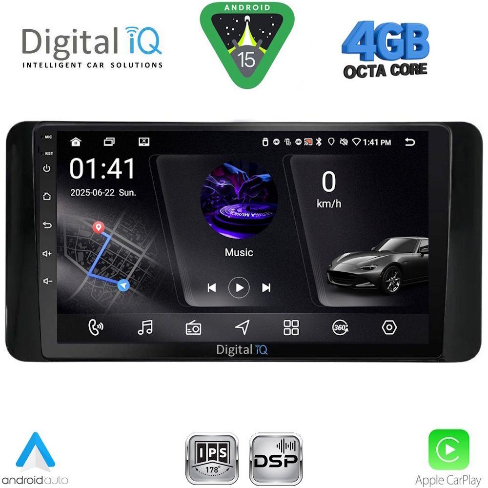 DIGITAL IQ RSG 6586_CPA (10inc)MULTIMEDIA TABLET for SKODA KAMIQ mod. 2018-2026