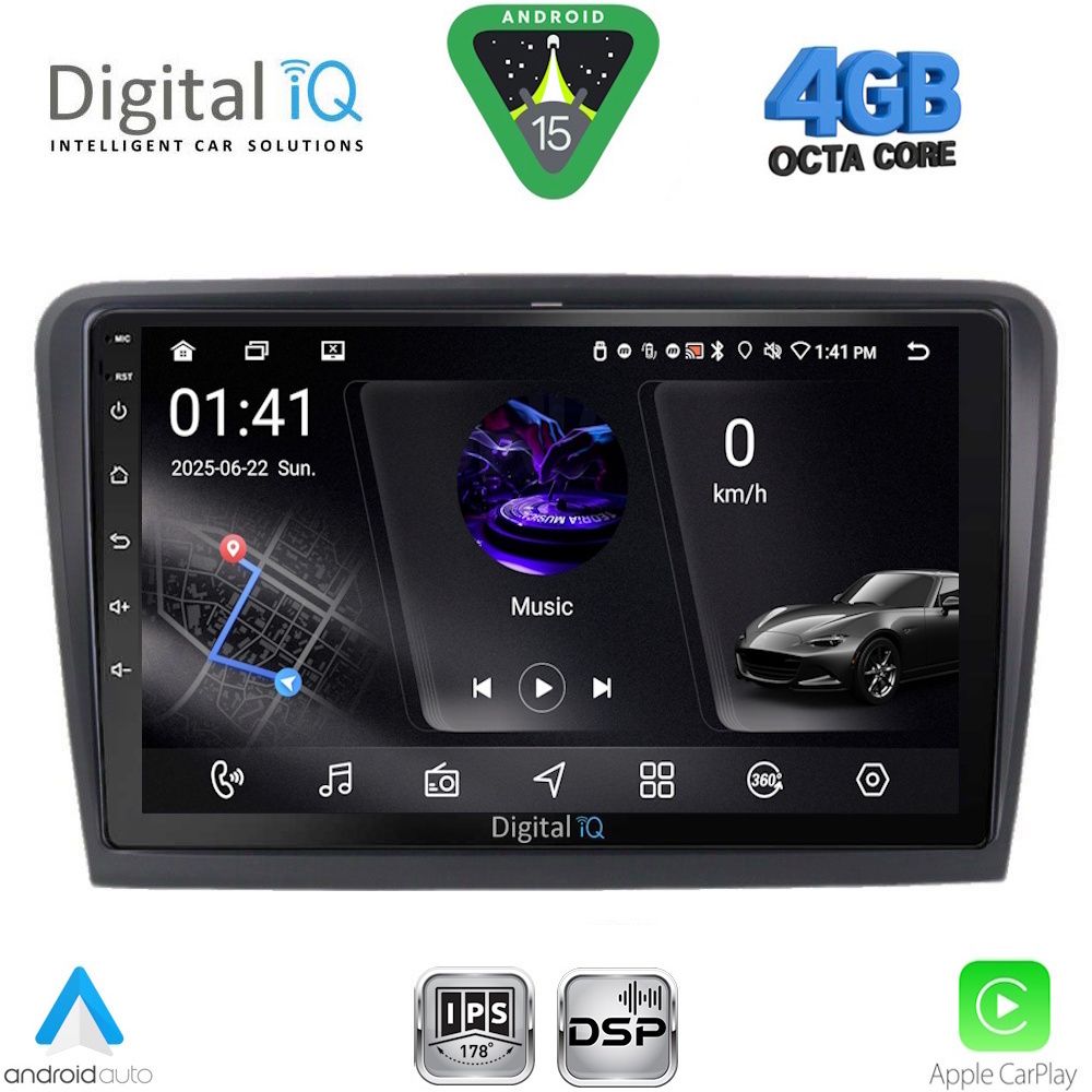 DIGITAL IQ RSG 6604B_CPA (10inc) MULTIMEDIA TABLET for SKODA SUPERB mod. 2008-2015