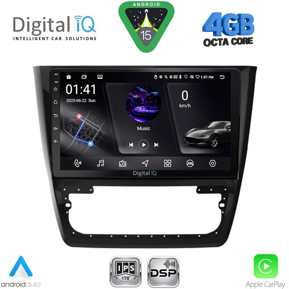 DIGITAL IQ RSG 6610_CPA (10inc) MULTIMEDIA TABLET for SKODA YETI mod. 2014-2018