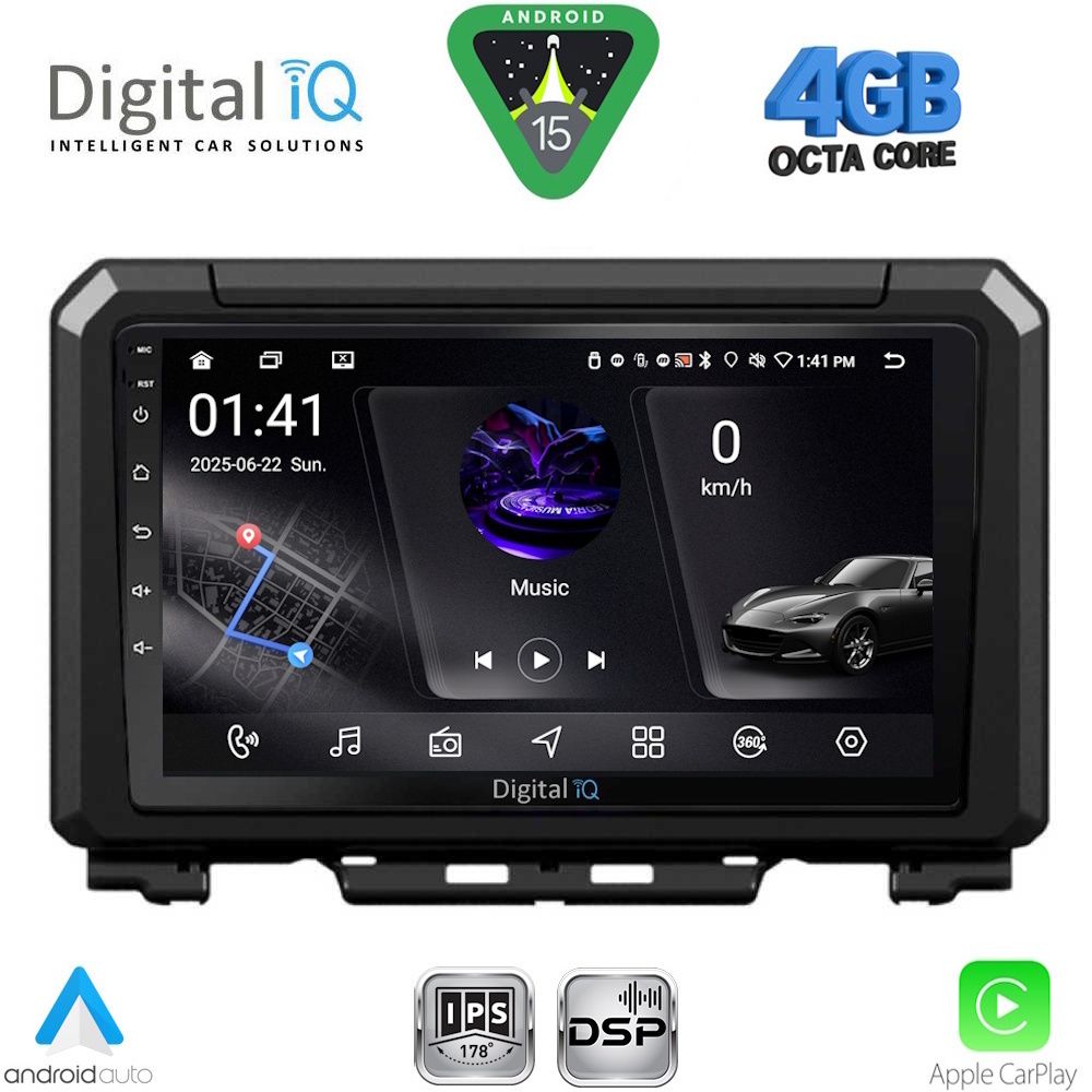 DIGITAL IQ RSG 6679_CPA (9inc) MULTIMEDIA TABLET for SUZUKI JIMNY mod. 2017-2026
