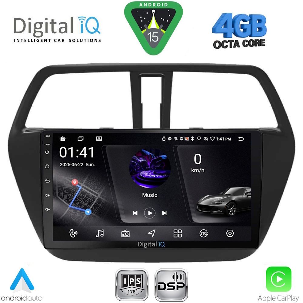 DIGITAL IQ RSG 6689_CPA (9inc) MULTIMEDIA TABLET for SUZUKI SX4 S-CROSS mod. 2014-2021