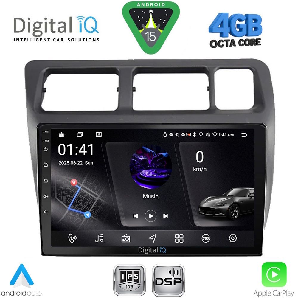 DIGITAL IQ RSG 6710_CPA (9inc) MULTIMEDIA TABLET for TOYOTA COROLLA mod. 1992-1997