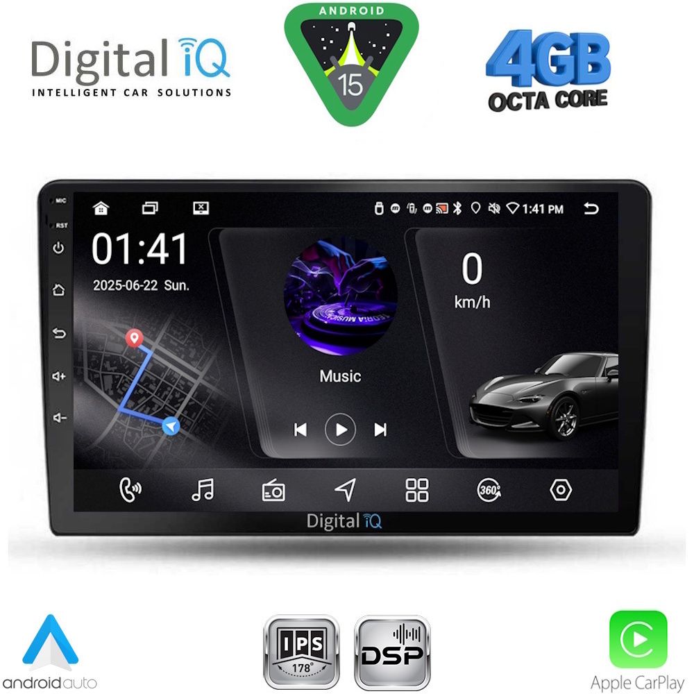 DIGITAL IQ RSG 6711A_CPA (9inc) MULTIMEDIA TABLET for TOYOTA COROLLA VERSO mod. 2000-2004