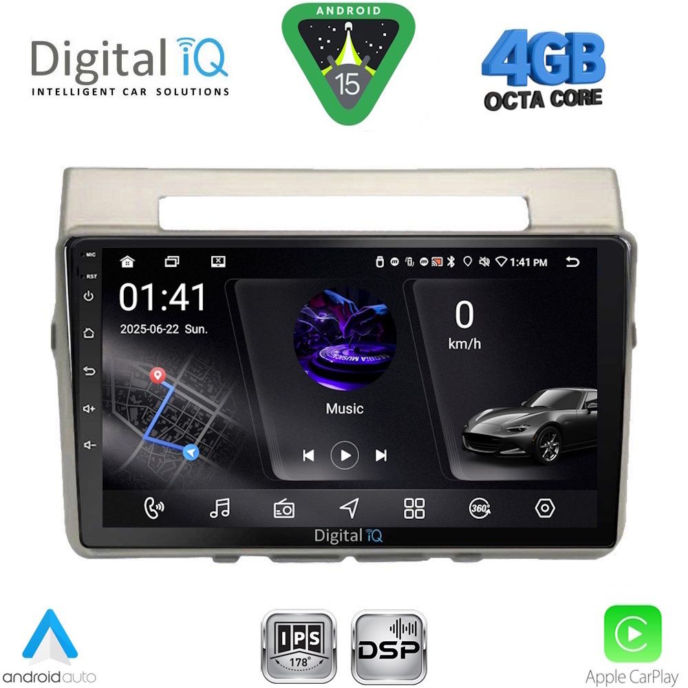 DIGITAL IQ RSG 6711B_CPA (9inc) MULTIMEDIA TABLET for TOYOTA COROLLA VERSO mod. 2004-2009