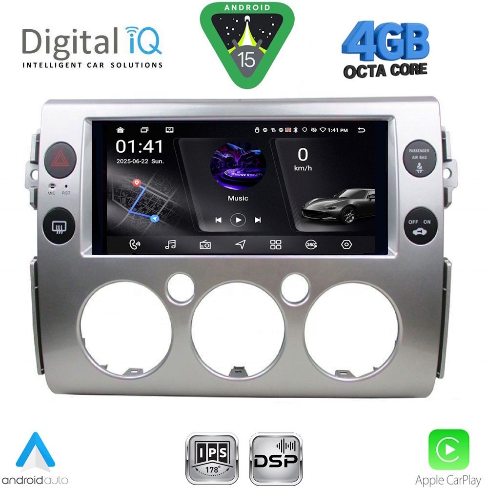 DIGITAL IQ RSG 6717_CPA (9inc) MULTIMEDIA TABLET for TOYOTA FJ CRUISER mod. 2007-2013
