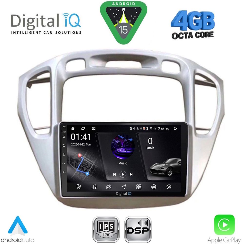 DIGITAL IQ RSG 6718_CPA (9inc) MULTIMEDIA TABLET for TOYOTA HIGHLANDER mod. 2002-2009