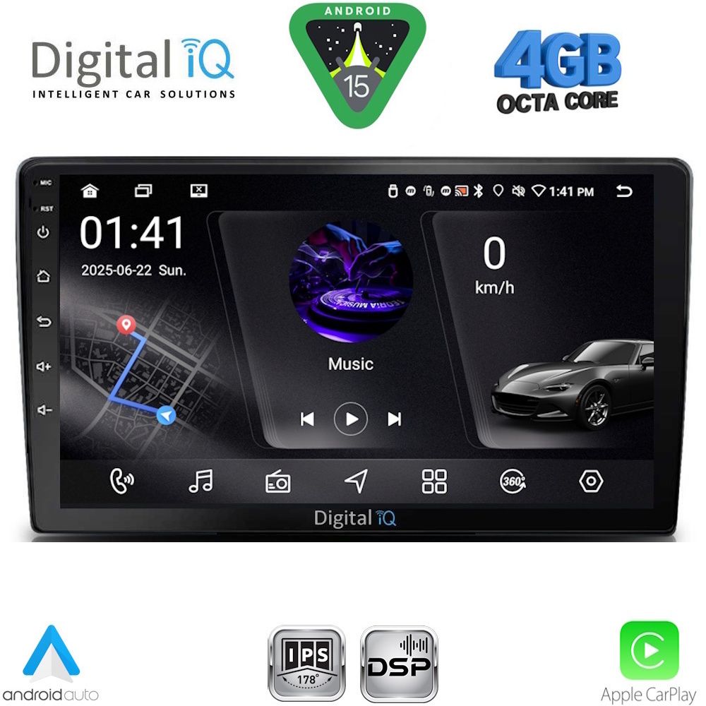 DIGITAL IQ RSG 6722_CPA (9inc) MULTIMEDIA TABLET for TOYOTA LANDCRUISER mod. 1998-2003