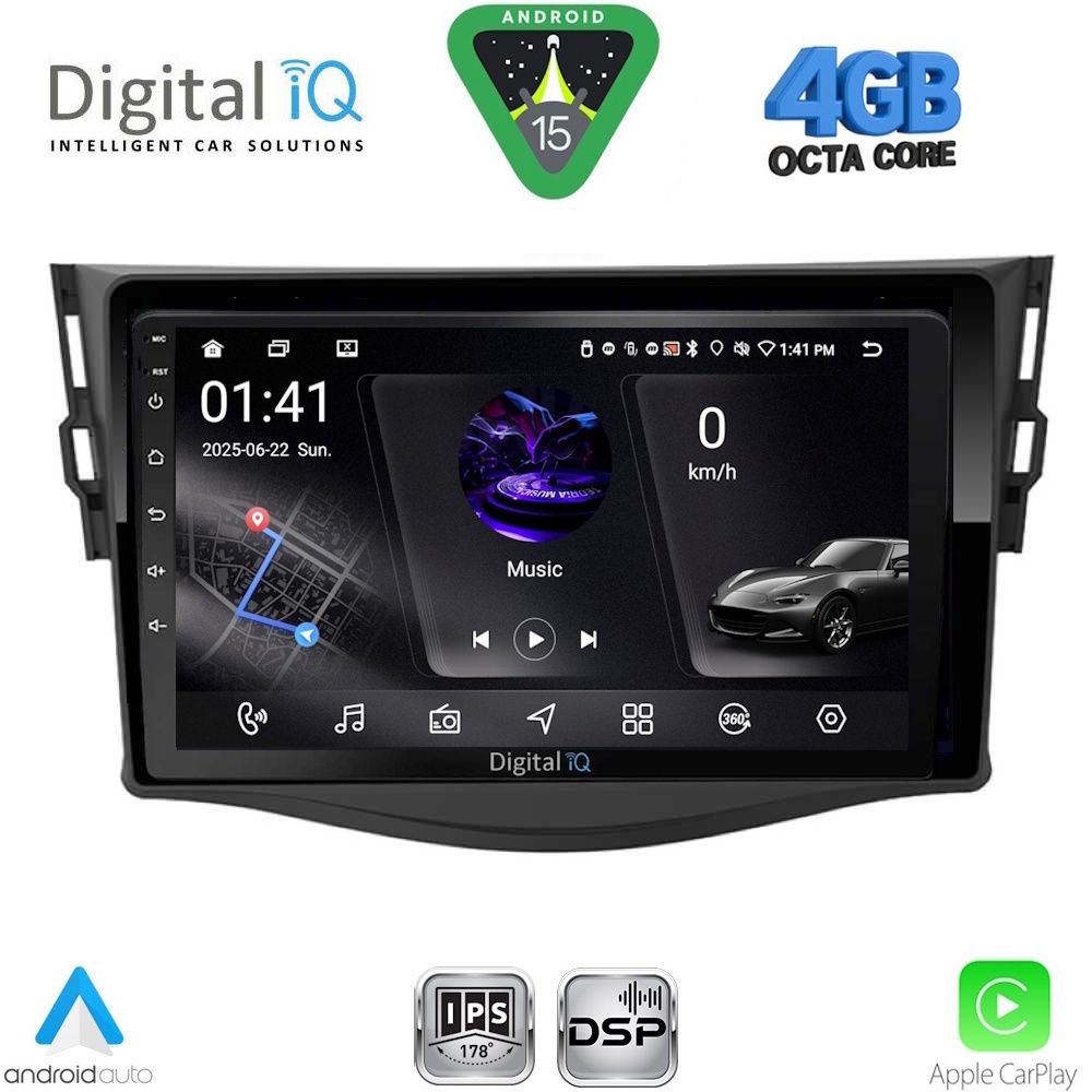 DIGITAL IQ RSG 6731_CPA (9inc) MULTIMEDIA TABLET for TOYOTA RAV 4 mod. 2006-2012