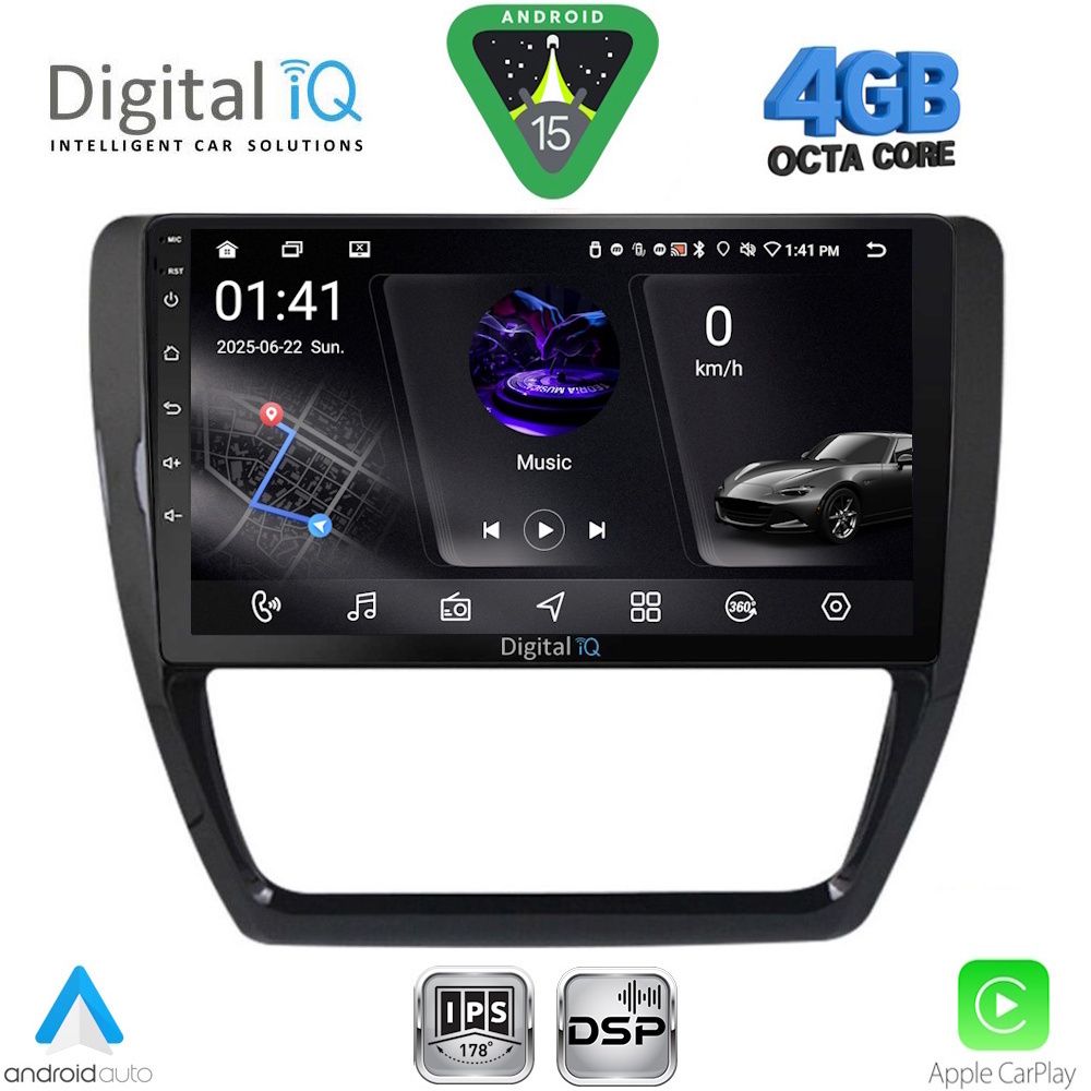 DIGITAL IQ RSG 6741_CPA (10inc) MULTIMEDIA TABLET for VW JETTA mod. 2010-2016