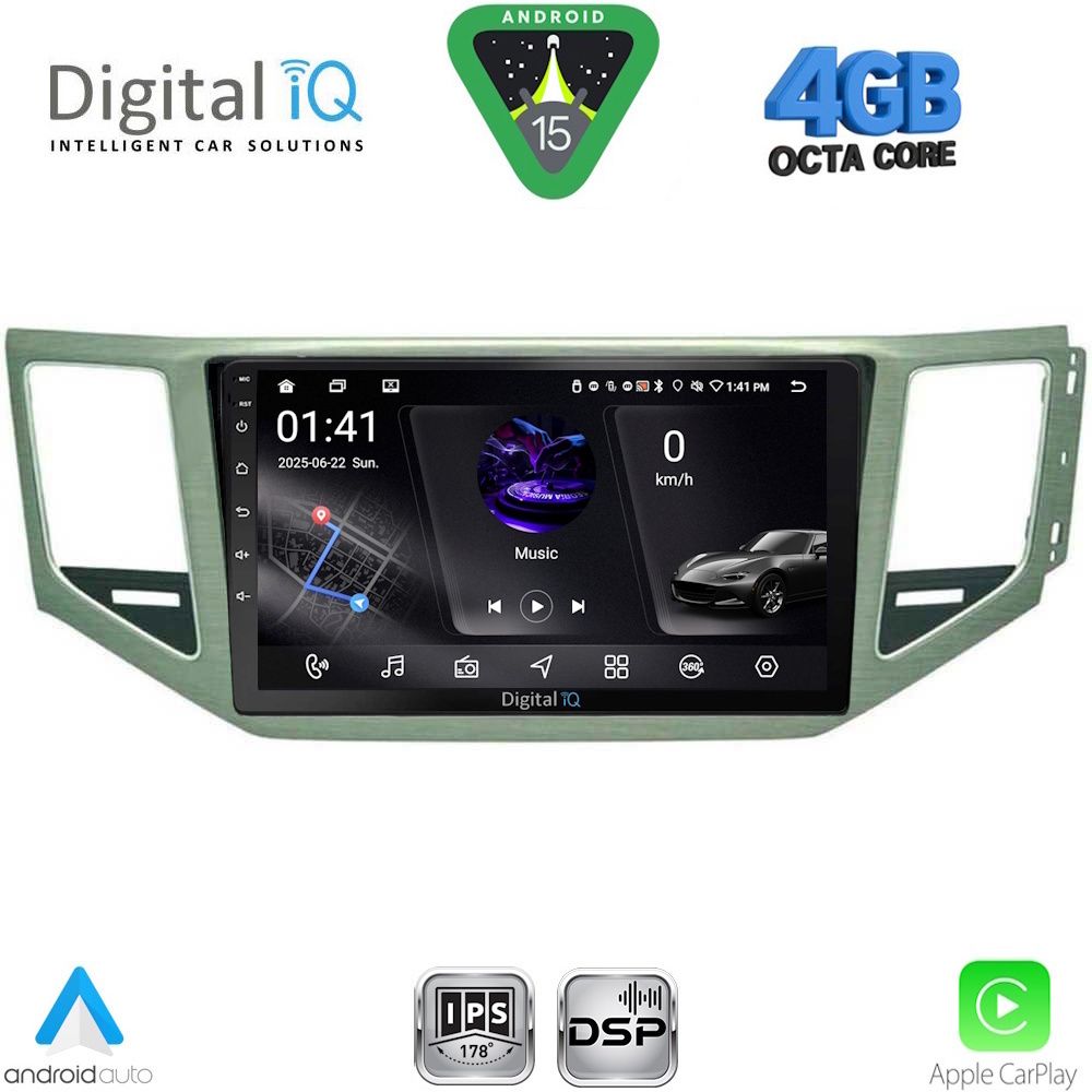 DIGITAL IQ RSG 6745_CPA (SL) (10inc) MULTIMEDIA TABLET for VW GOLF SPORTSVAN mod. 2014-2021