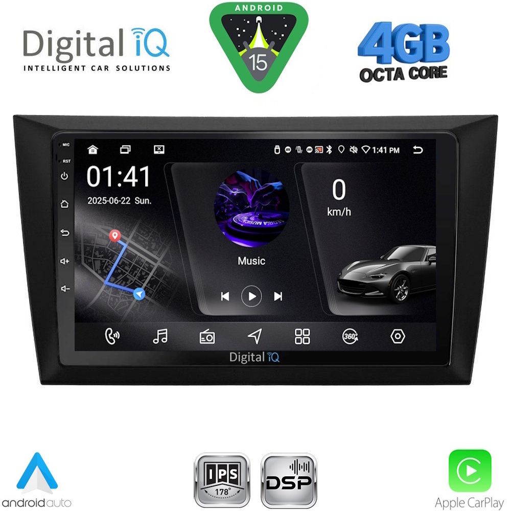 DIGITAL IQ RSG 6746_CPA  (9inc) MULTIMEDIA TABLET for GOLF 6 mod. 2009-2012