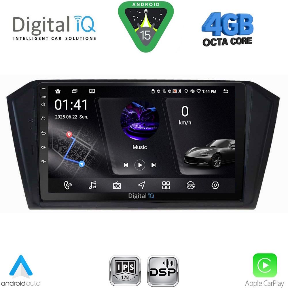 DIGITAL IQ RSG 6750_CPA (10inc) MULTIMEDIA TABLET for VW PASSAT mod. 2016-2022