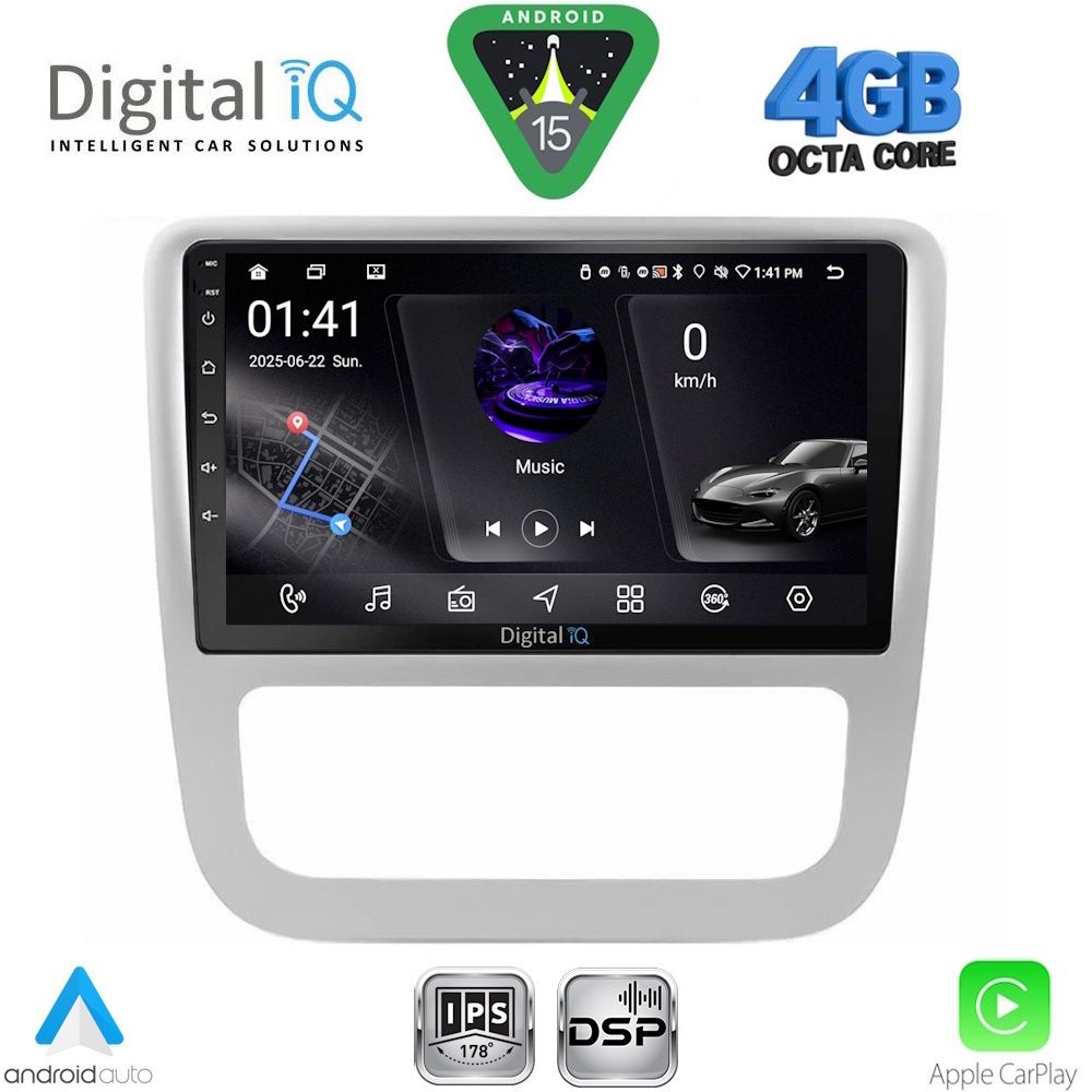 DIGITAL IQ RSG 6751_CPA CLIMA (9inc) MULTIMEDIA TABLET for VW EOS mod. 2006-2016 – SCIROCCO mod. 2011-2014