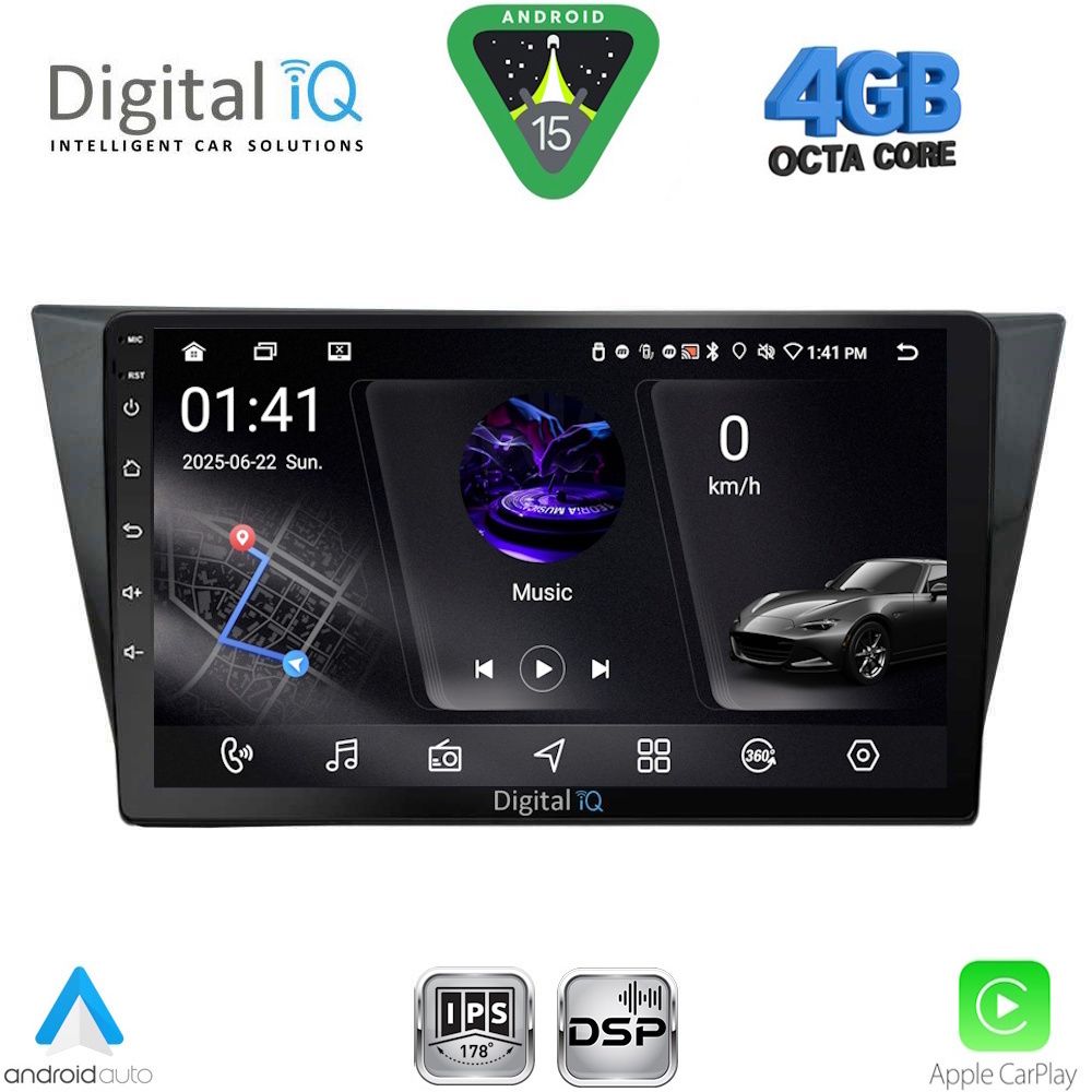 DIGITAL IQ RSG 6761_CPA (10inc) MULTIMEDIA TABLET for VW TIGUAN mod. 2016-2024