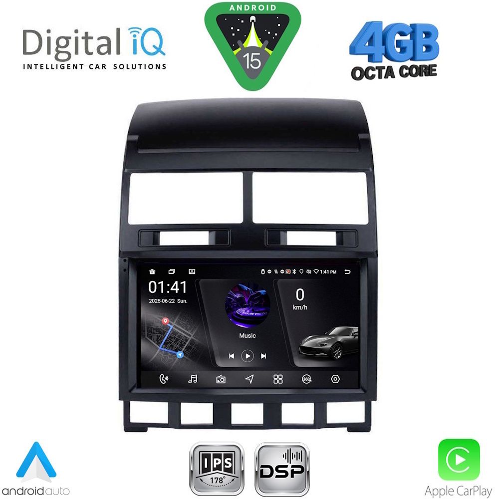 DIGITAL IQ RSG 6765_CPA (9inc) MULTIMEDIA TABLET for VW TOUAREG mod. 2003-2011