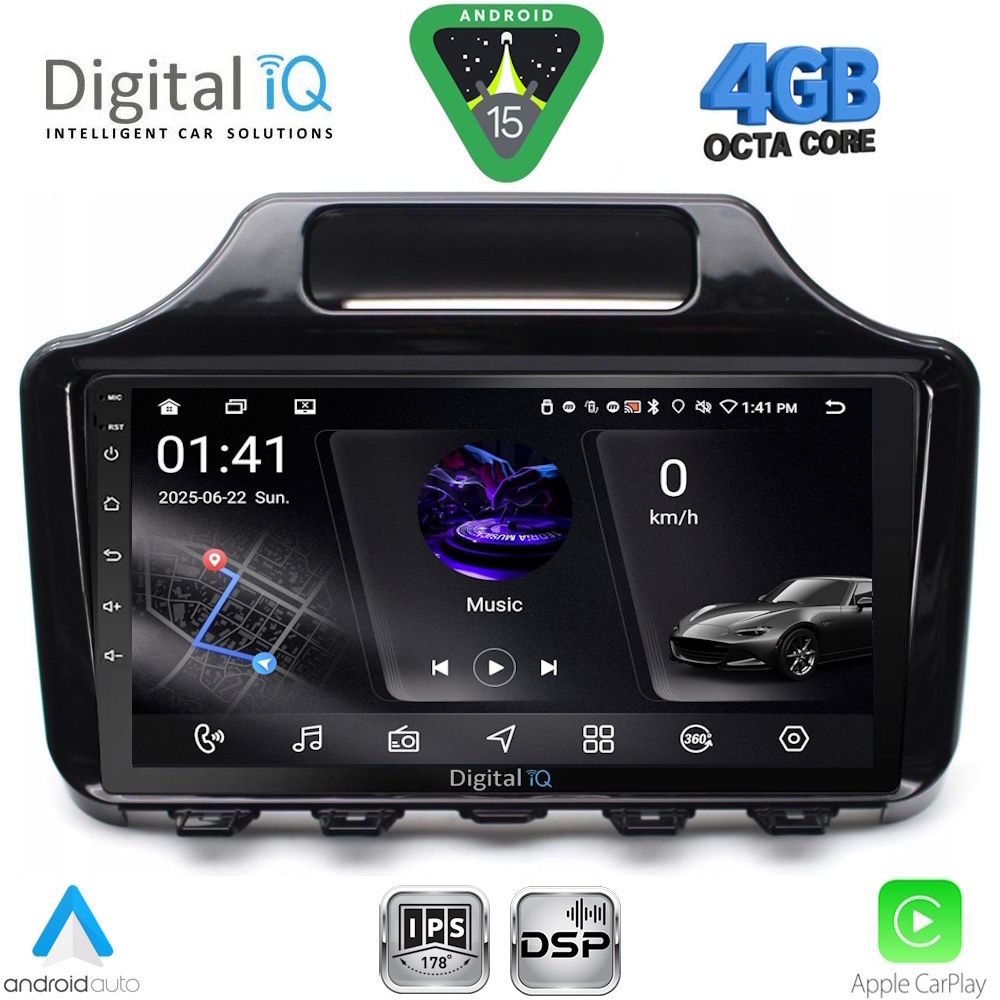 DIGITAL IQ RSG 6779_CPA (9inc) MULTIMEDIA TABLET for TOYOTA IQ mod. 2008-2015 with ORIG. NAVI