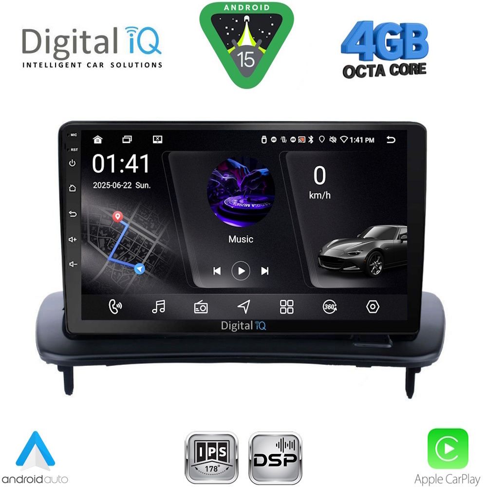 DIGITAL IQ RSG 6783_CPA (9inc) MULTIMEDIA TABLET for VOLVO C30 - S40 mod. 2005-2013