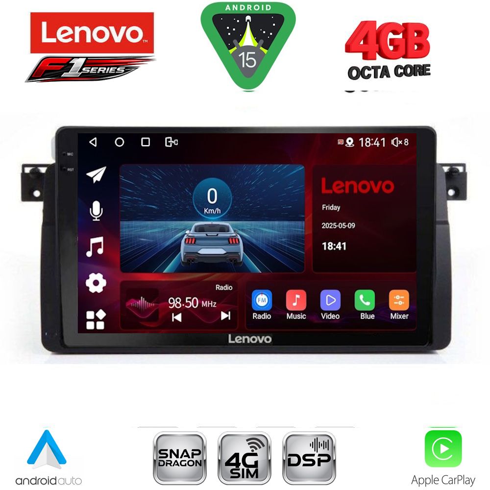 LENOVO SSQ 9042_CPA (9inc) MULTIMEDIA TABLET for BMW E46 mod. 1998-2005