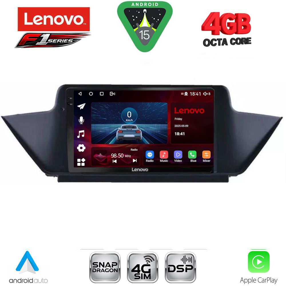 LENOVO SSQ 9056_CPA (10inc) MULTIMEDIA TABLET for BMW X1 mod. 2009-2015