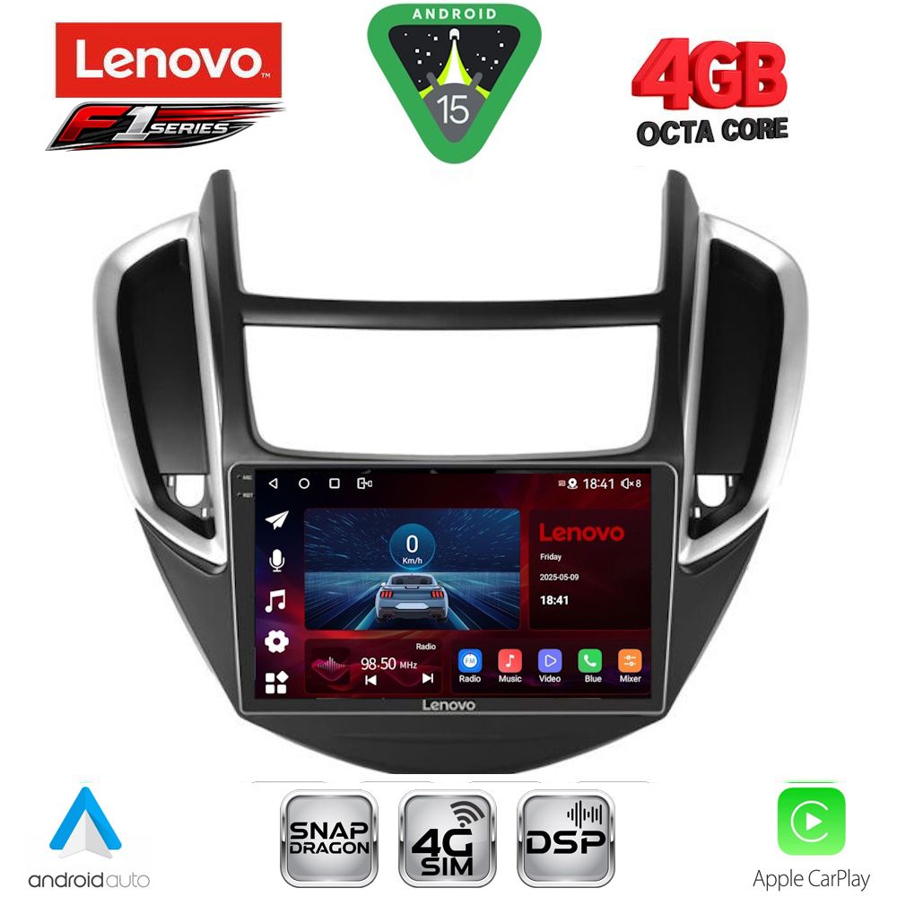LENOVO SSQ 9080_CPA (9inc) MULTIMEDIA TABLET for CHEVROLET TRAX mod. 2014-2022
