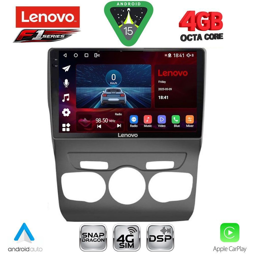 LENOVO SSQ 9085_CPA (10inc) MULTIMEDIA TABLET for CITROEN C4 -DS4 mod. 2011-2018