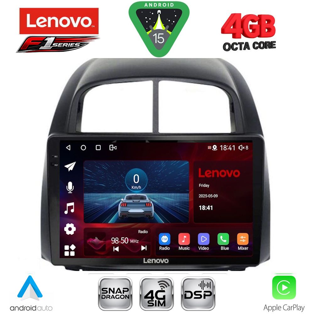 LENOVO SSQ 9124_CPA (10inc) MULTIMEDIA TABLET for DAIHATSU SIRION mod. 2006-2012