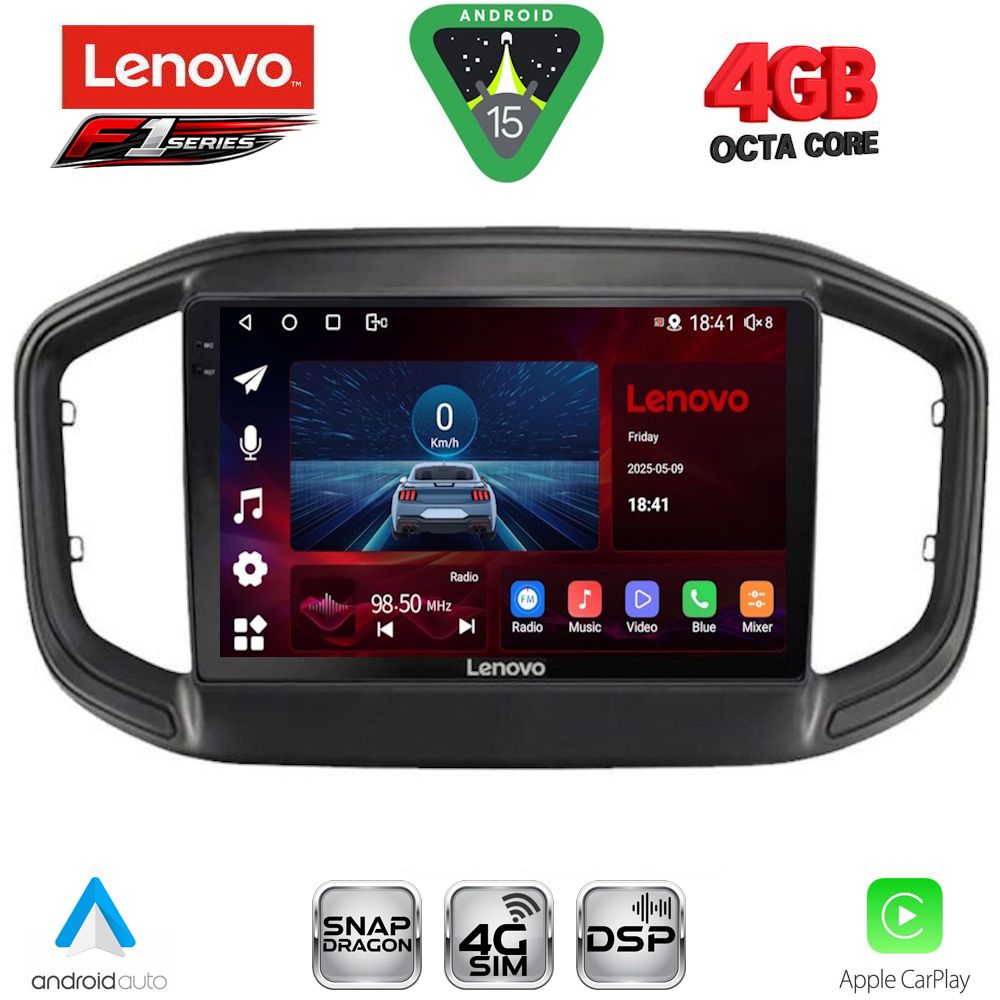 LENOVO SSQ 9147_CPA (9inc) MULTIMEDIA TABLET for FIAT STRADA mod. 2020-2026