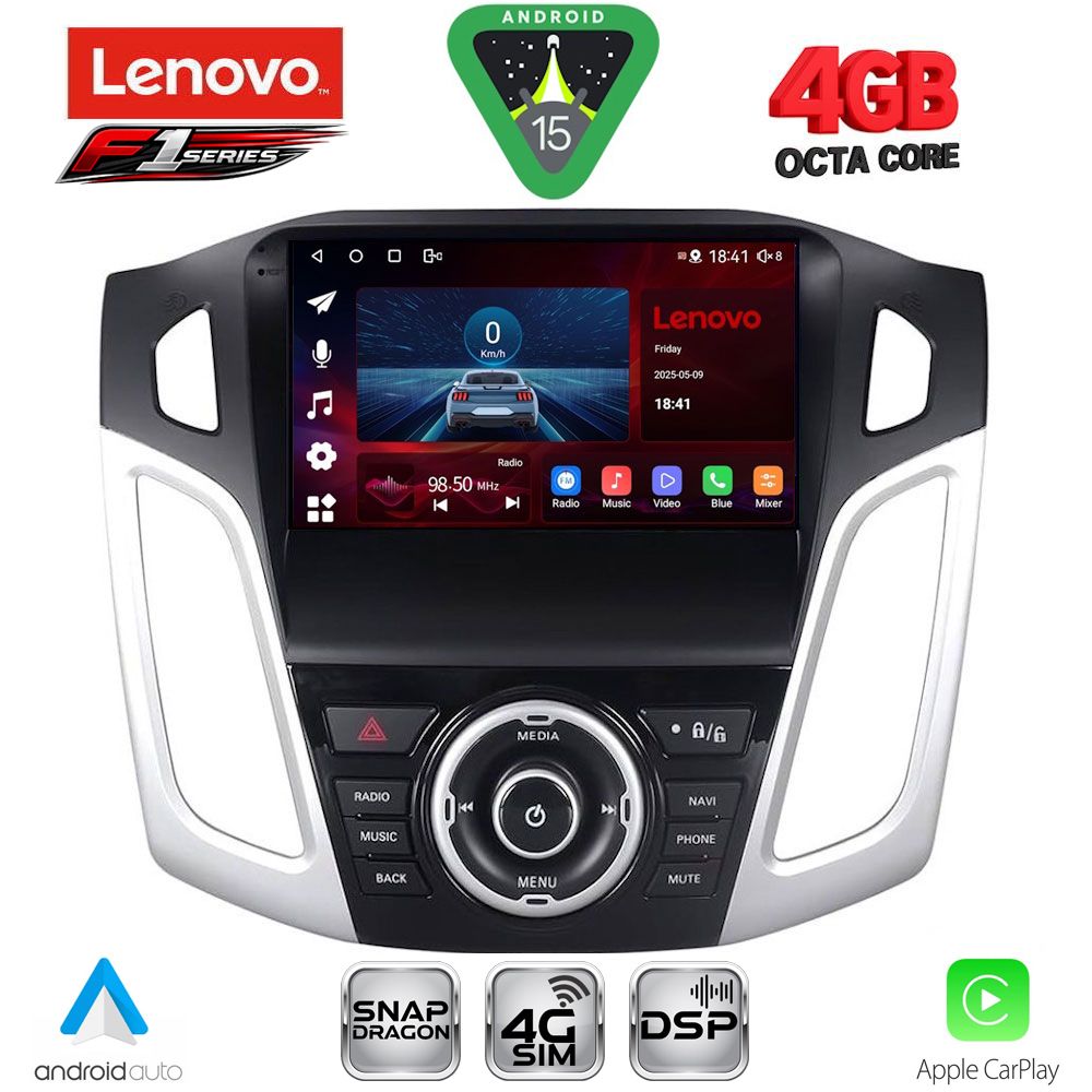LENOVO SSQ 9157_CPA (9inc) MULTIMEDIA TABLET for FORD FOCUS mod. 2011-2018
