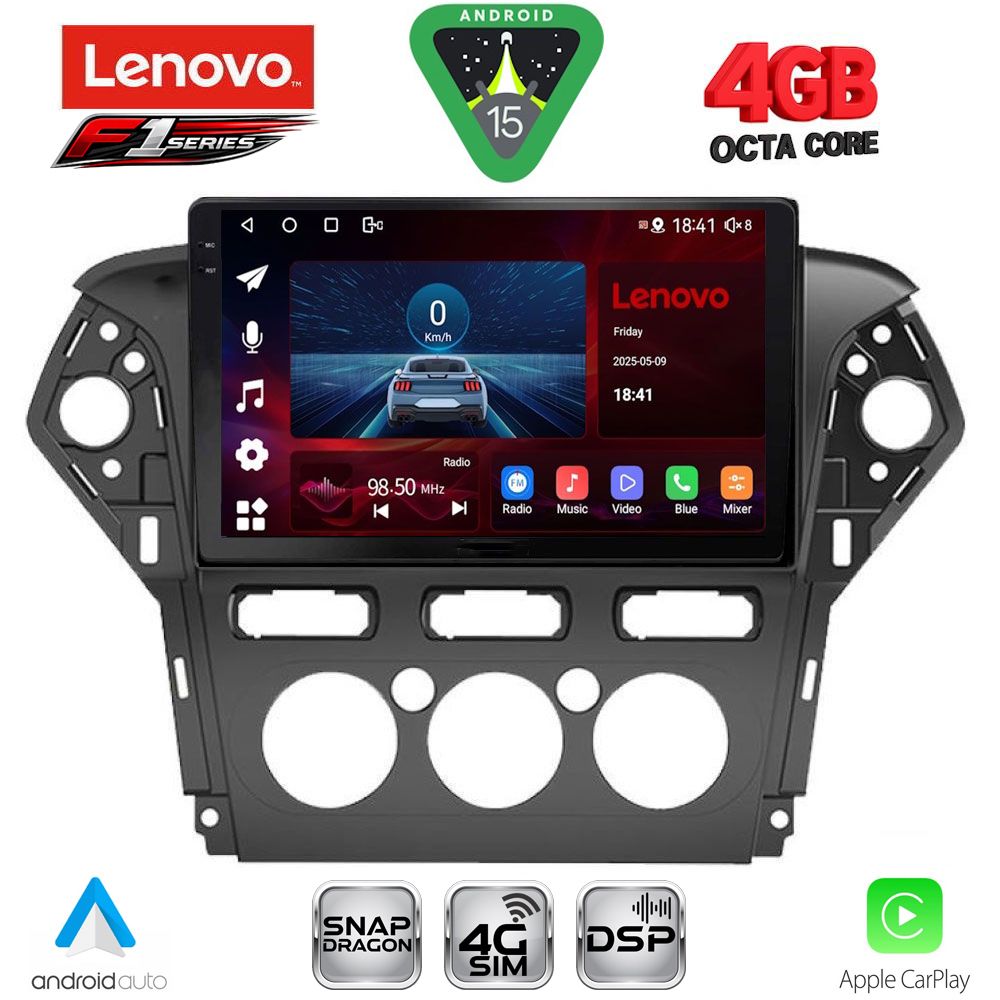 LENOVO SSQ 9163_CPA A/C (10inc) MULTIMEDIA TABLET for FORD MONDEO mod. 2011-2013
