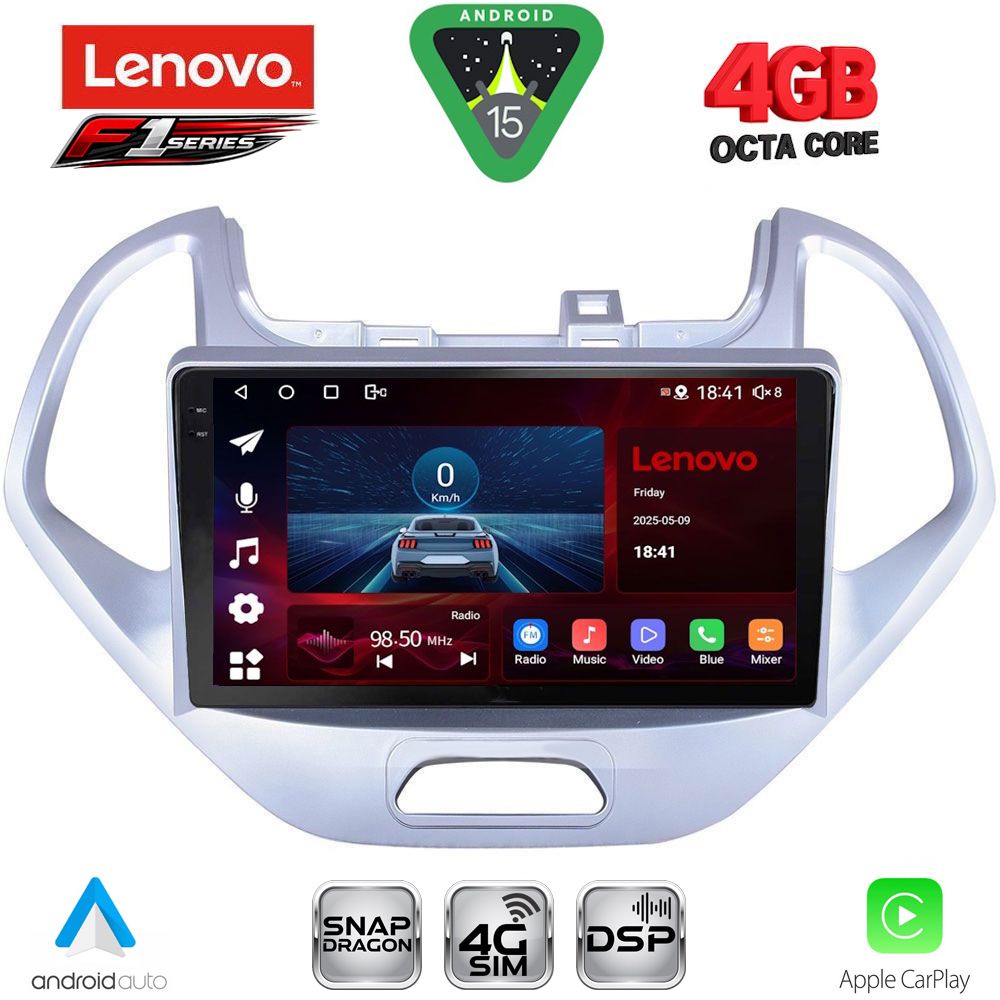 LENOVO SSQ 9167LO_CPA (9inc) MULTIMEDIA TABLET for FORD KA mod. 2017-2024