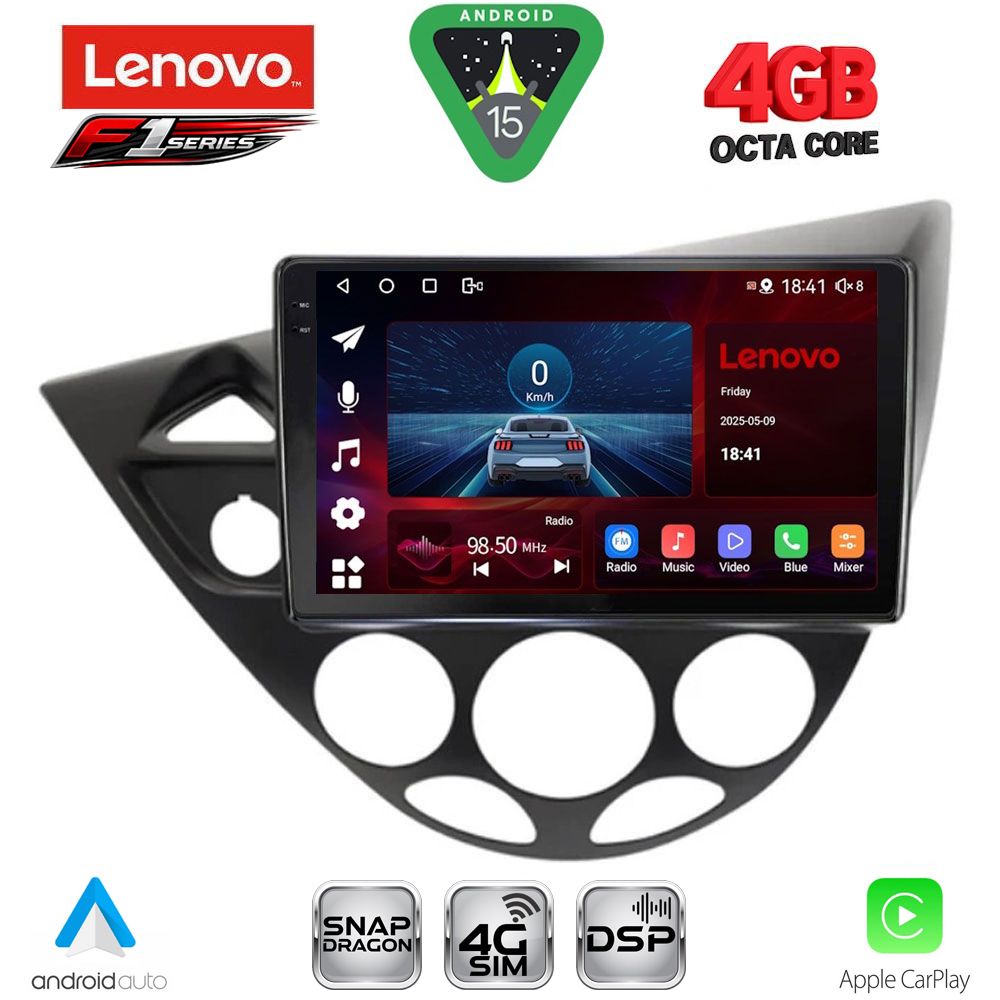 LENOVO SSQ 9169_CPA (9inc) MULTIMEDIA TABLET for FORD FOCUS mod. 1998-2004
