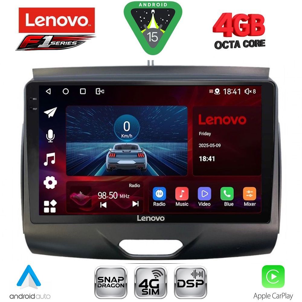 LENOVO SSQ 9172B_CPA (9inc) MULTIMEDIA TABLET for FORD RANGER mod. 2015-2018