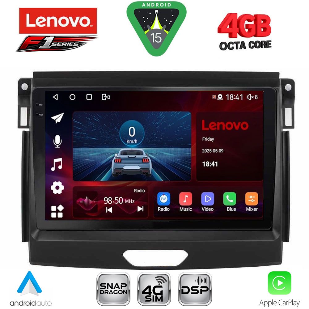 LENOVO SSQ 9172A_CPA (9inc) MULTIMEDIA TABLET for FORD RANGER mod. 2015-2018