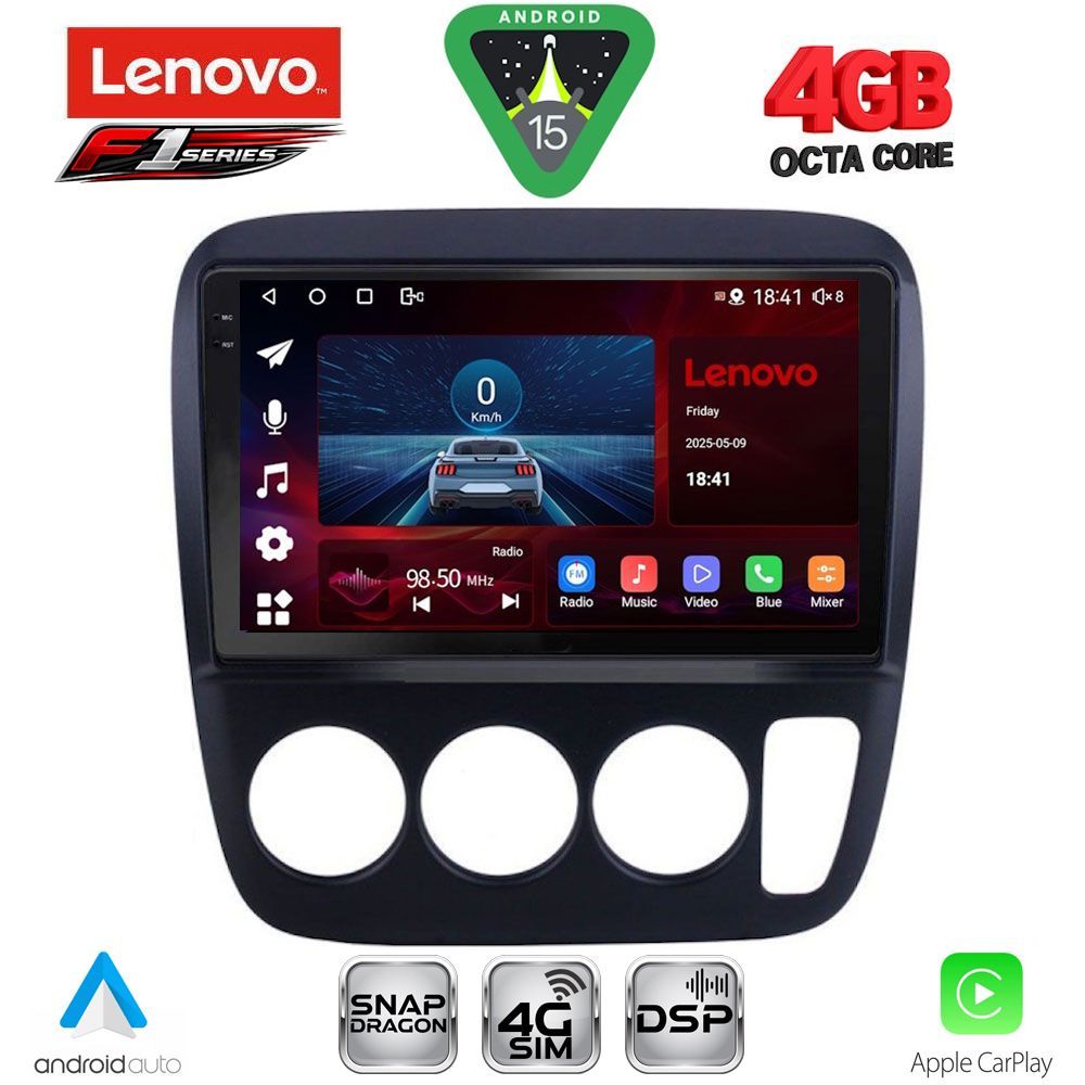 LENOVO SSQ 9196_CPA A/C (9inc) MULTIMEDIA TABLET for HONDA CRV mod. 1996-2006