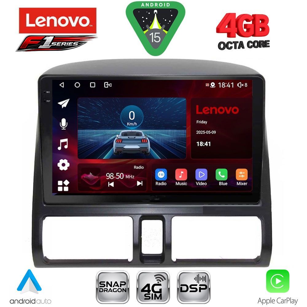 LENOVO SSQ 9196_CPA CLIMA (9inc) MULTIMEDIA TABLET for HONDA CRV mod. 1996-2006
