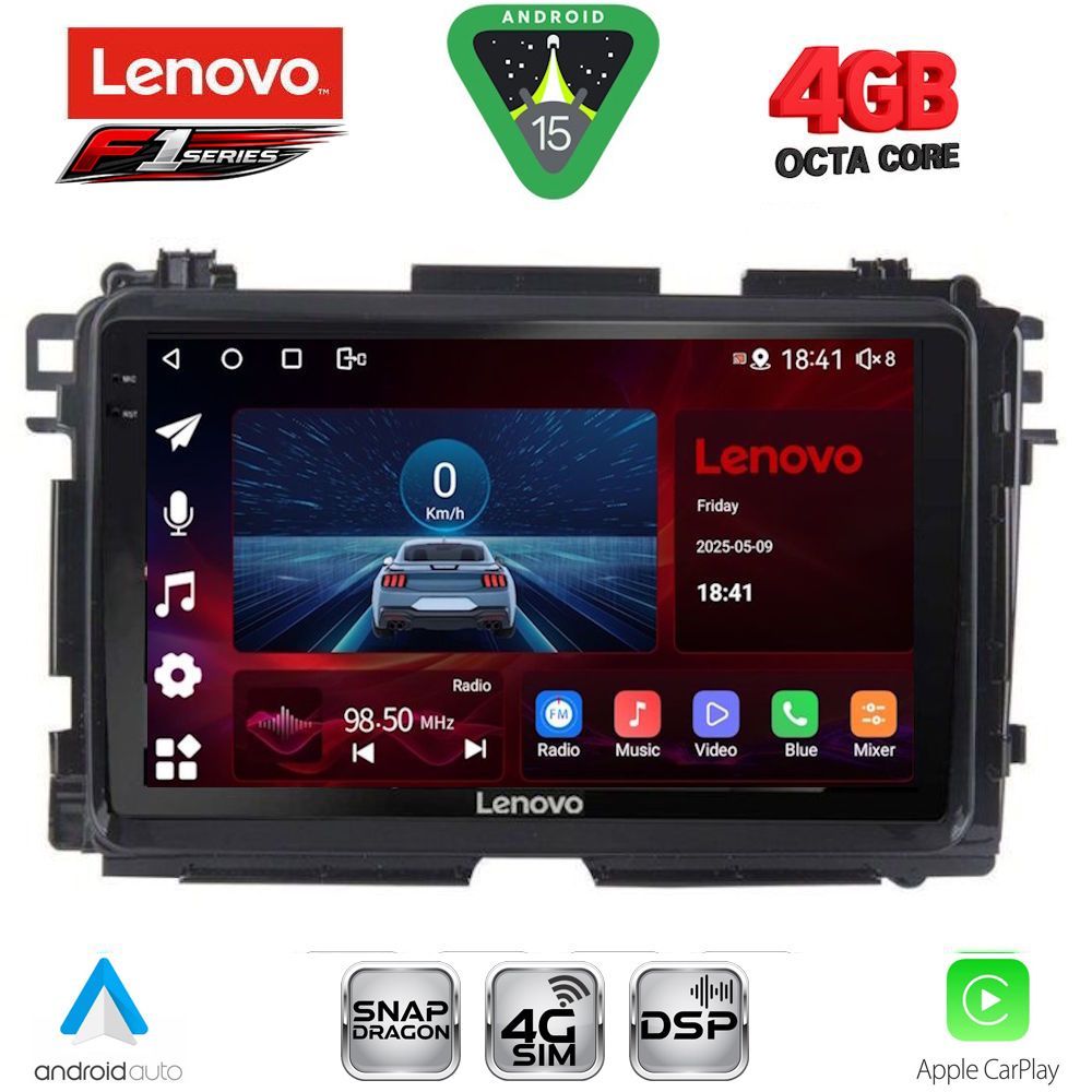 LENOVO SSQ 9201_CPA (9inc) MULTIMEDIA TABLET for HONDA HRV mod. 2015-2021
