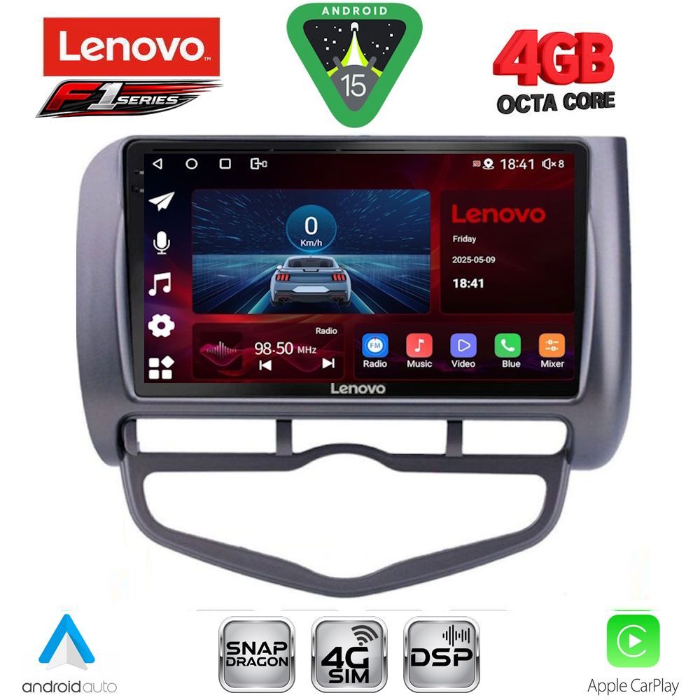 LENOVO SSQ 9210_CPA CLIMA (9inc) MULTIMEDIA TABLET for HONDA JAZZ mod. 2002-2008