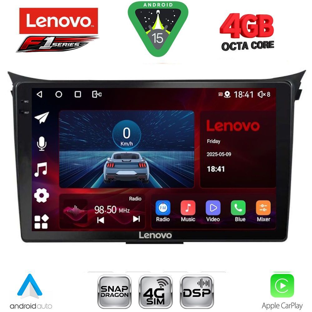LENOVO SSQ 9232_CPA (9inc) MULTIMEDIA TABLET for HYUNDAI i30  mod. 2012-2017