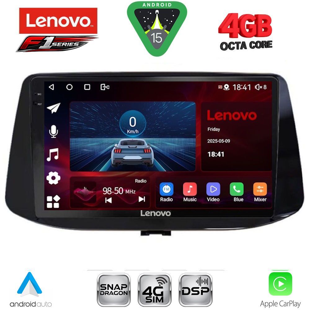 LENOVO SSQ 9233_CPA (9inc) MULTIMEDIA TABLET for HYUNDAI i30 mod. 2018-2025