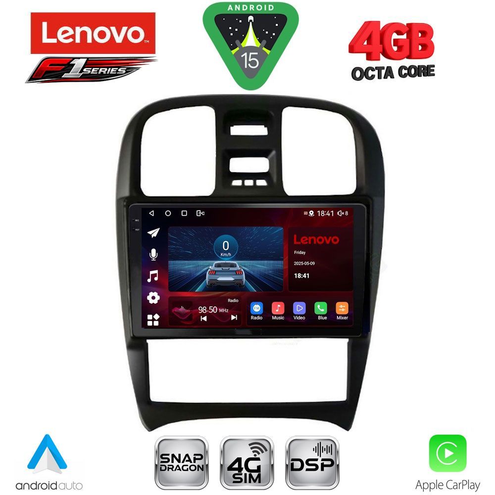 LENOVO SSQ 9247_CPA (9inc) MULTIMEDIA TABLET for HYUNDAI SONATA mod. 2000-2006