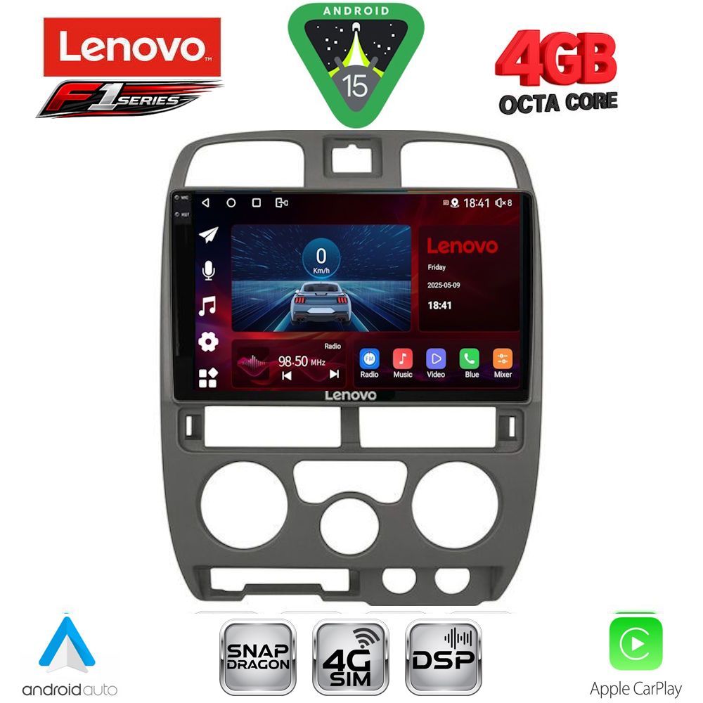 LENOVO SSQ 9253GR_CPA (9inc) MULTIMEDIA TABLET for ISUZU D-MAX mod. 2002-2008 (GREY)