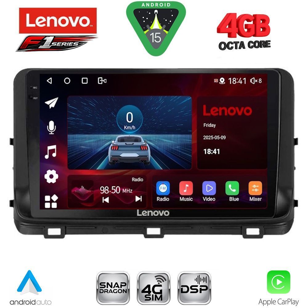 LENOVO SSQ 9303_CPA (10inc) MULTIMEDIA TABLET for KIA CEED - XCEED mod. 2018-2022
