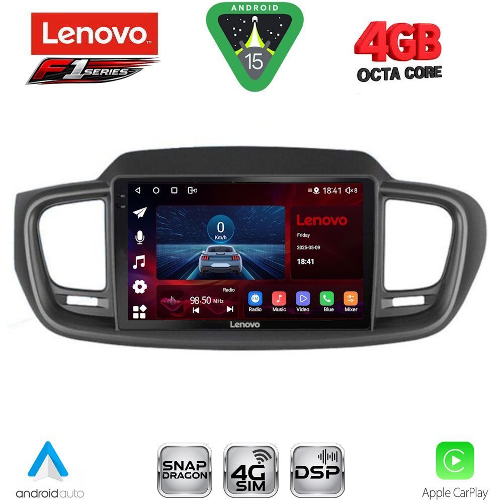 LENOVO SSQ 9319_CPA (10inc) MULTIMEDIA TABLET for KIA SORENTO mod. 2014-2020