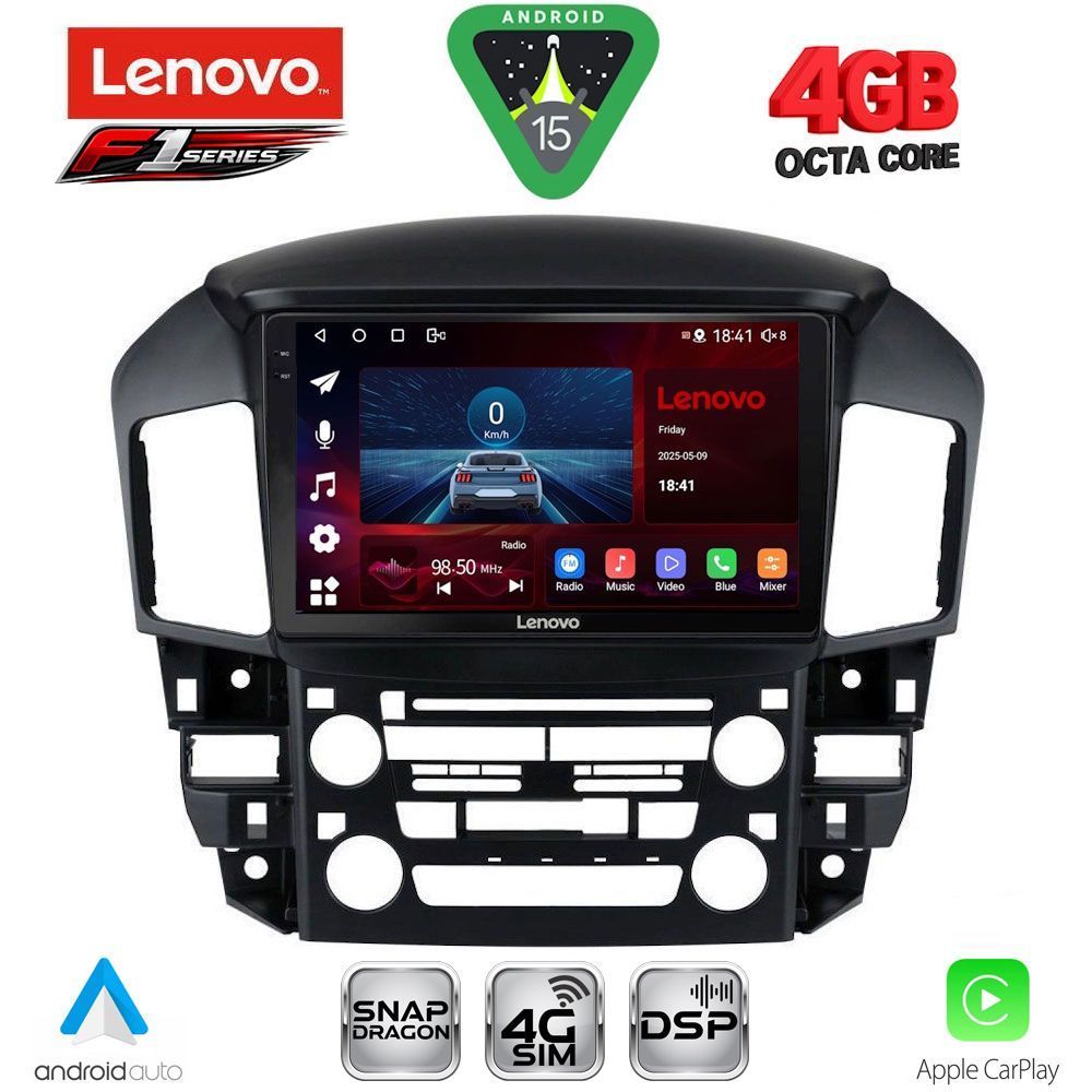 LENOVO SSQ 9344_CPA (9inc) MULTIMEDIA TABLET for LEXUS RX 300 mod. 1998-2003