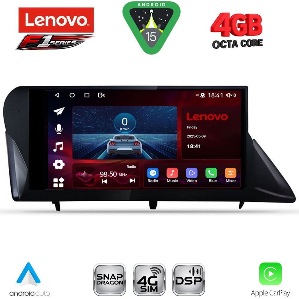 LENOVO SSQ 9346_CPA (9inc) MULTIMEDIA TABLET for LEXUS RX mod. 2009-2014