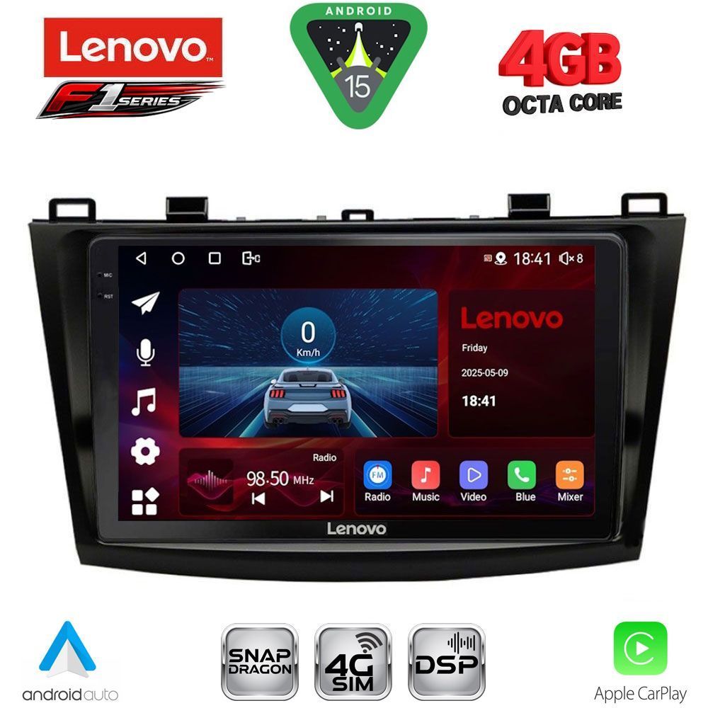 LENOVO SSQ 9366_CPA (9inc) MULTIMEDIA TABLET for MAZDA 3 mod. 2009-2014