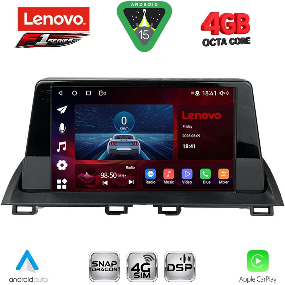 LENOVO SSQ 9367_CPA (9inc) MULTIMEDIA TABLET for MAZDA 3 mod. 2014-2019