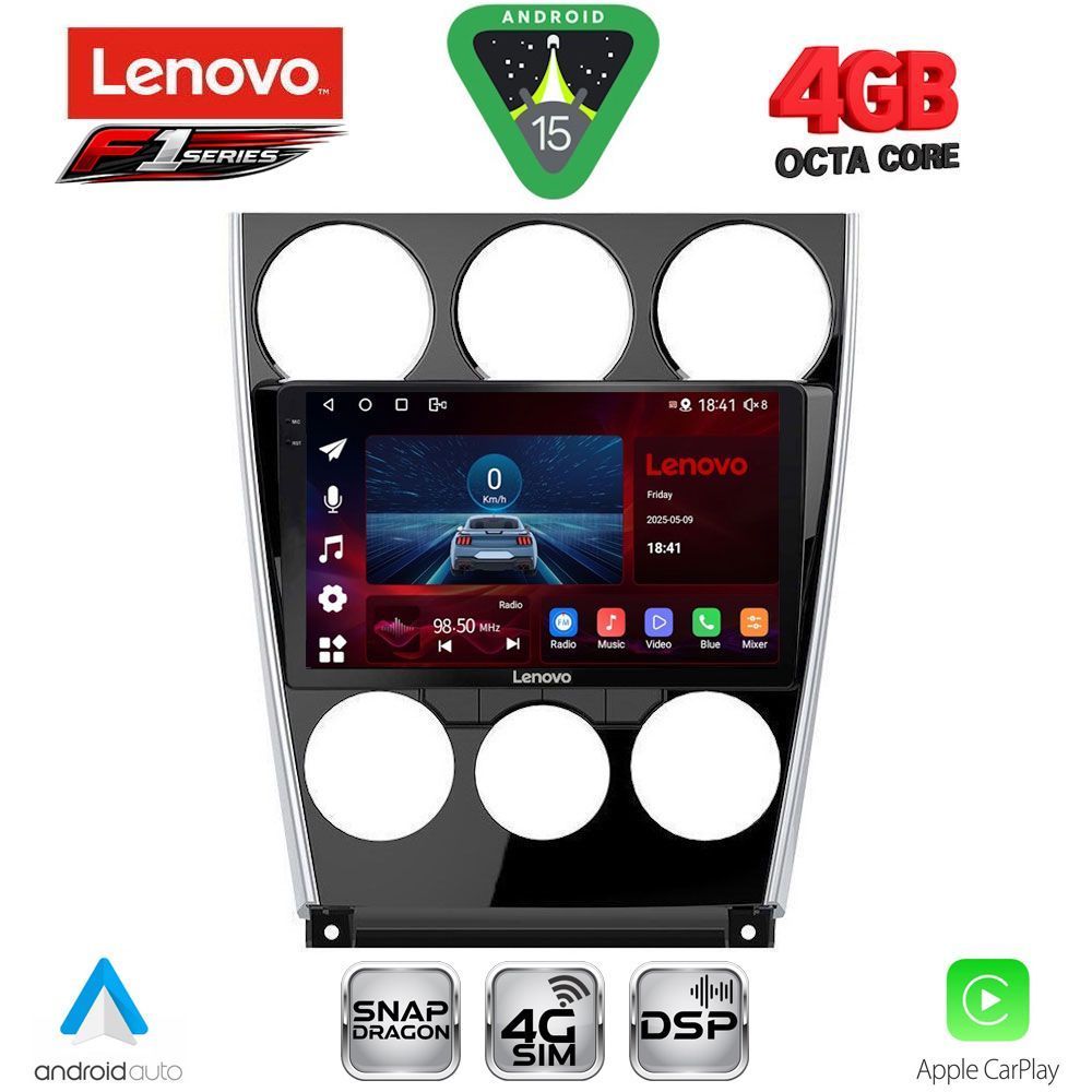 LENOVO SSQ 9375_CPA (9inc) MULTIMEDIA TABLET for MAZDA 6 (FACELIFT) mod. 2005-2008